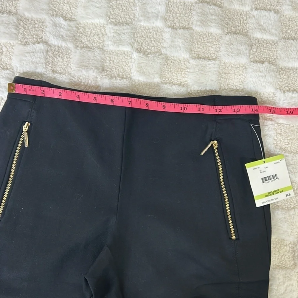 Anne Klein Womens 4P‎ Black High Waist Stretch Legging Pants Workwear NWT